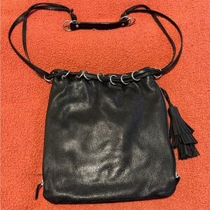 Michael Kors Vintage Black Leather Shoulder Bag